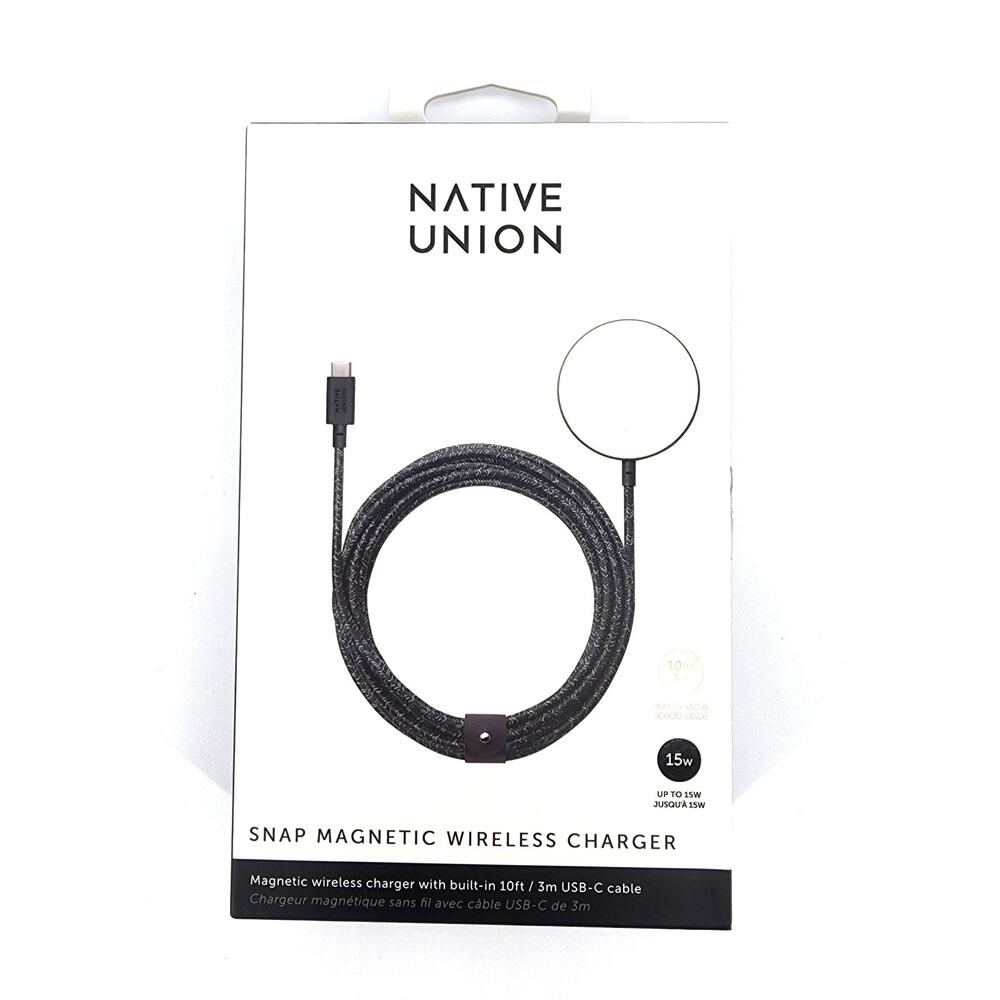 Native Union Snap Magnetic Wireless Charger – Dark Gray